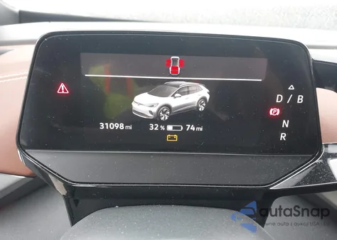 2021 Volkswagen Id.4 Pro S из США, поврежденный, VIN WVGKMPE25MP045122